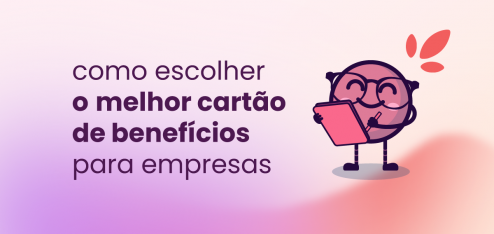 Ivo, mascote da Eva, ao lado do título: "como escolher o melhor cartão de benefícios para empresas?".